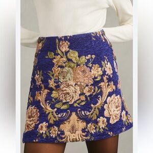 Anthropologie Maeve Jacquard Skirt NWT